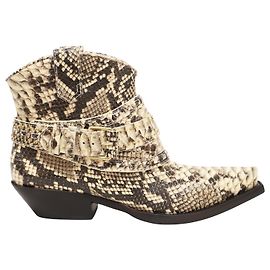 Zimmermann Botas Zimmerman Caubói com Efeito Cobra em Couro Multicolor Outro