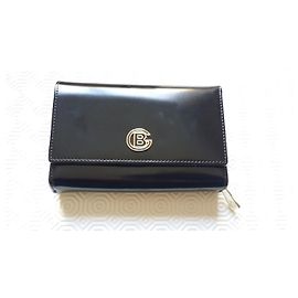 Autre Marque Cartera de charol negro Negro