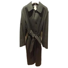 Max Mara Black Cashmere Coat Black