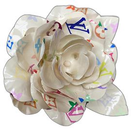 Spilla Louis Vuitton Fleur murakami Multicolore Crudo