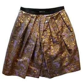 Marni For H&M Jupe brocart doré Doré
