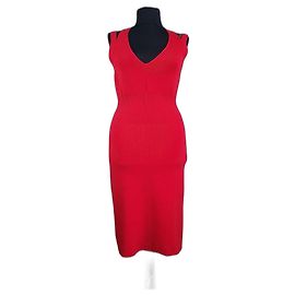 Wolford Kleid Rot Baumwolle Elastan Größe S Rot