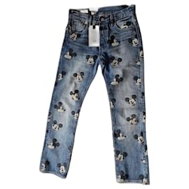 Vaqueros de Levi's x Mickey Mouse 501 Edición limitada original Azul