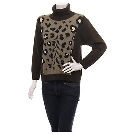 Pull Escada en laine vert et noir Noir Vert