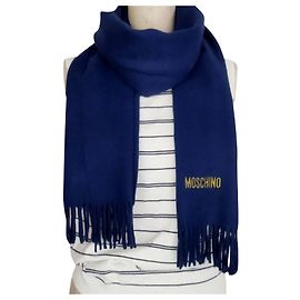 Moschino sciarpe Blu Blu navy