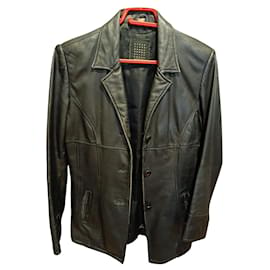 Oakwood-Leather coat-Black