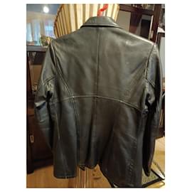 Oakwood-Leather coat-Black