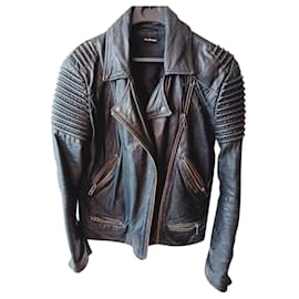 The Kooples-Perfecto Leather-Black