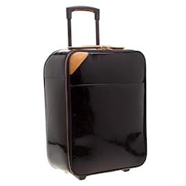 Louis Vuitton-Amarante Monogram Vernis Pegase 45 Rolling Trolley Luggage-Other