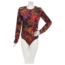 Top Multicolor Versace Couture de Poliéster Multicolor