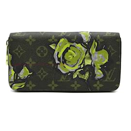 Louis Vuitton-Portefeuille long Louis Vuitton Monogram Rose Zippy Organizer-Multicolore