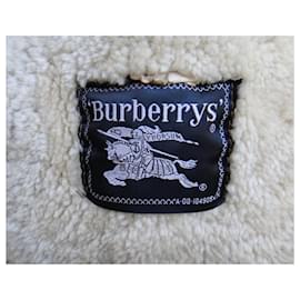 Burberry-Pantaloncini taglia cappotto in shearling Burberry 52-Marrone chiaro