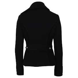Dolce & Gabbana-Dolce & Gabanna lined Breasted Blazer in Black Wool-Other