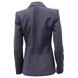 Fendi-Fendi Single-Breasted Blazer in Navy Blue-Navy blue