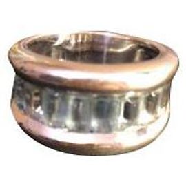 Autre Marque Anello Obrey in oro bianco e acquamarina Argento