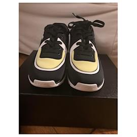 Chanel-Sneakers CHANEL-Noir,Blanc,Jaune