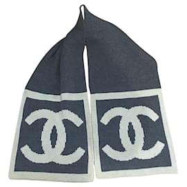 Chanel-Schals-Beige,Grau