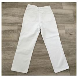 The row-Jeans-White