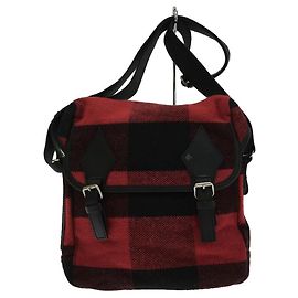 Vivienne Westwood Borsa a spalla / lana / ROSSO / check Rosso