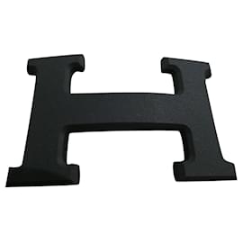 Hermès-boucle 5382 métal PVD mat noir 32mm neuve-Noir