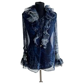 Emilio Pucci Top Blu