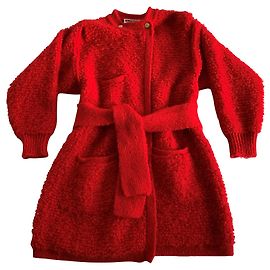 Sonia Rykiel Coats, Outerwear Red
