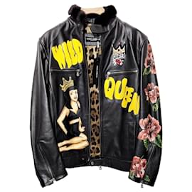 Dolce & Gabbana-Dolce&Gabbana leather jacket-Black