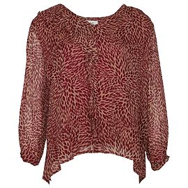 Ba&Sh Blusa estampada de viscosa roja de Ba & sh Roja