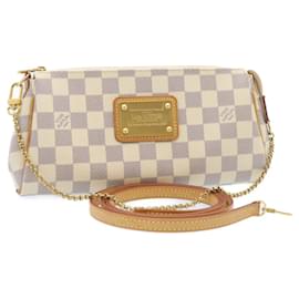 Louis Vuitton-Louis Vuitton Damier Azur Eva 2Way Shoulder Hand Pouch N55214 LV Auth gt1648-Other