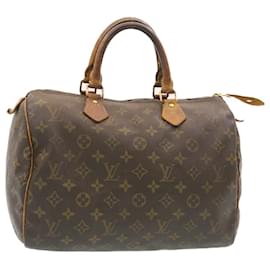 Louis Vuitton-Louis Vuitton Monogram Speedy 30 Bolso de mano M41526 Autenticación LV152-Otro