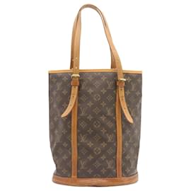 Louis Vuitton-LOUIS VUITTON Monogram Bucket GM Shoulder Bag M42236 LV Auth 26449-Other