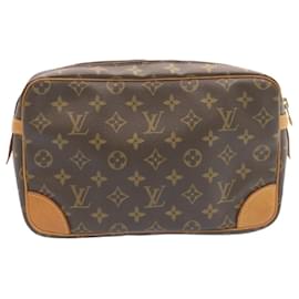 Louis Vuitton-Louis Vuitton Monogram Compiegne 28 Clutch Bag M51845 LV Auth ac051-Other