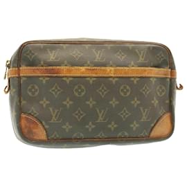 Louis Vuitton-Louis Vuitton Monogram Compiegne 28 Clutch Bag M51845 LV Auth 25365-Other