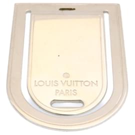 Louis Vuitton-LOUIS VUITTON Money Clip 2Set Gold Silver LV Auth rh016-Silvery,Golden