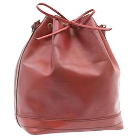 Louis Vuitton-LOUIS VUITTON Epi Noe Shoulder Bag Red M44007 LV Auth 24982-Red