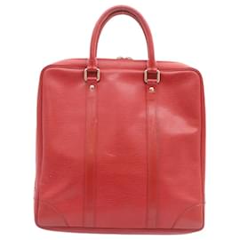 Louis Vuitton-LOUIS VUITTON Epi Vivienne MM Bolsa Empresarial Vermelho M5912E LV Auth ms122-Vermelho
