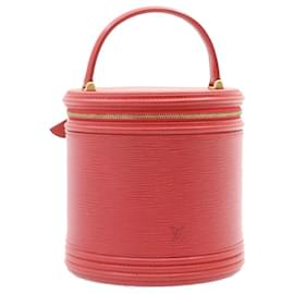 Louis Vuitton-LOUIS VUITTON Epi Cannes Vanity Hand Bag Red M48037 LV Auth fm586-Red