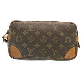 Louis Vuitton-LOUIS VUITTON Monogram Marly Dragonne PM Clutch Bag M51827 LV Auth yk2819-Other