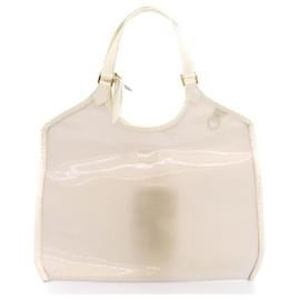 Louis Vuitton-LOUIS VUITTON Epi Plage Bahia Coconut Vinyl Tote Bag M92153 LV Auth cr810-White