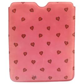 Prada-PRADA Tablet iPad Case Safiano Leather Pink Auth th1818-Pink