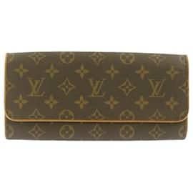 Louis Vuitton-LOUIS VUITTON Monogram Pochette Twin GM bolsa de ombro M51852 Autenticação de LV 21871-Outro