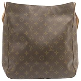 Louis Vuitton-LOUIS VUITTON Monogram Looping GM Shoulder Bag M51145 LV Auth hk107-Other