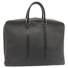 Louis Vuitton-LOUIS VUITTON Epi Porte Documan Voyage Business Bag Black M54472 LV Auth yt628-Black