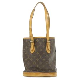 Louis Vuitton-LOUIS VUITTON Monogram Bucket PM Shoulder Bag M42238 LV Auth jk014-Other