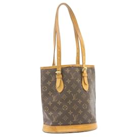 Louis Vuitton-LOUIS VUITTON Monogram Bucket PM Shoulder Bag M42238 LV Auth gt1189-Other