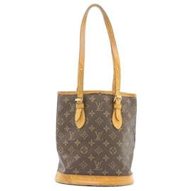 Louis Vuitton-LOUIS VUITTON Monogram Bucket PM Shoulder Bag M42238 LV Auth gt1189-Other