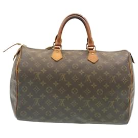 Louis Vuitton-Louis Vuitton Monogram Speedy 35 Hand Bag M41524 LV Auth yt636-Other