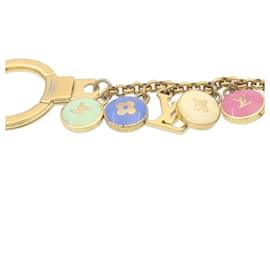 Louis Vuitton-LOUIS VUITTON Porte Cles Cianne Pastilles Bag Charm Chain M65386 LV Auth 25817-Multiple colors,Golden