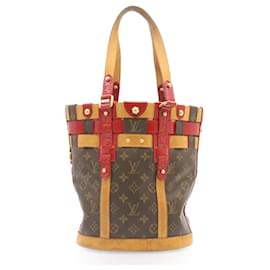 Louis Vuitton-LOUIS VUITTON Monogram Neo Bucket Tote Bag Red M95613 LV Auth jk166-Red,Other