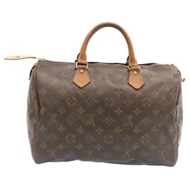 Louis Vuitton-Louis Vuitton Monogram Speedy 30 Hand Bag M41526 LV Auth ds085-Other